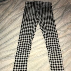 NWT Checkered Leggings
